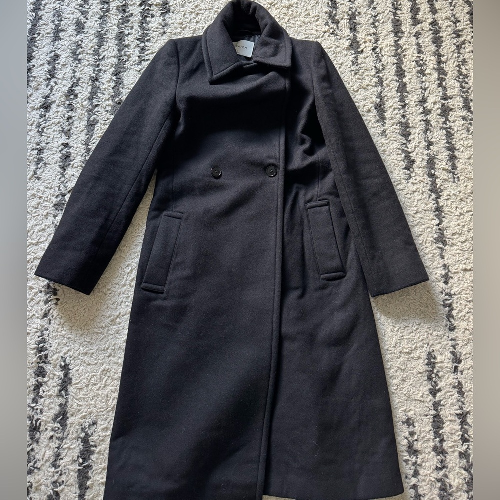 Aritzia wool coat - black size S